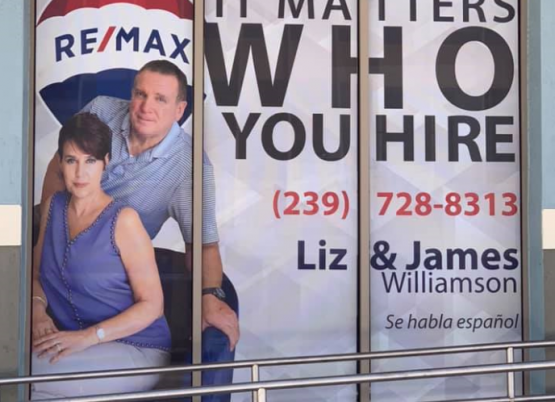 Perforated Window Graphic – For Fort Myers Remax Office